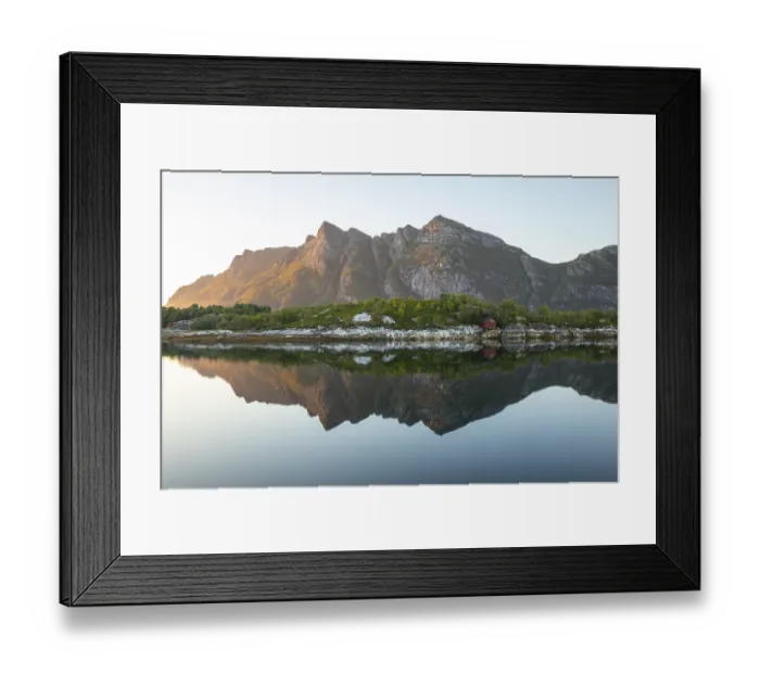 Framed Print : Sunset over Festvag near Bodo
