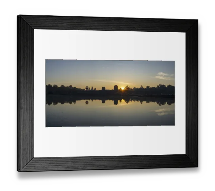 Framed Print : Angkor Wat, sunrise, Angkor, UNESCO World Heritage Site