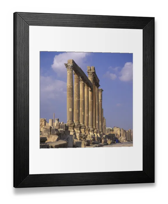 Framed Print : Main Street (Cardo Maximus) colonnade Framed Print : Main Street (Cardo Maximus) colonnade