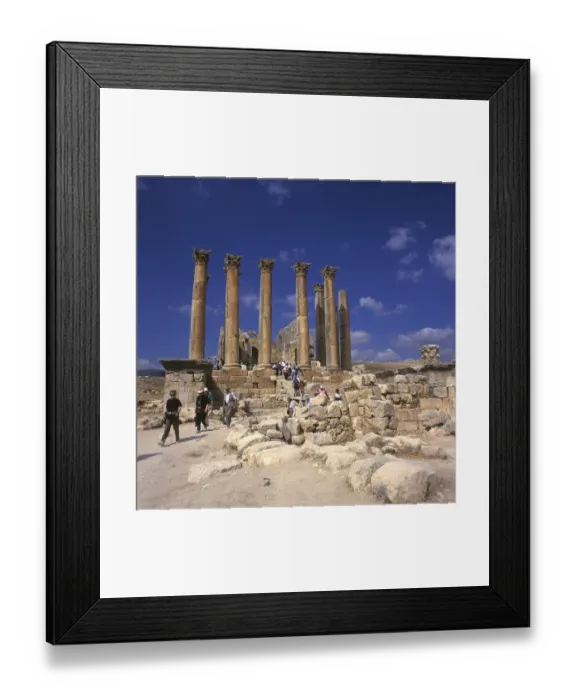 Framed Print : Artemis Temple, Jerash (Gerasa), Jordan