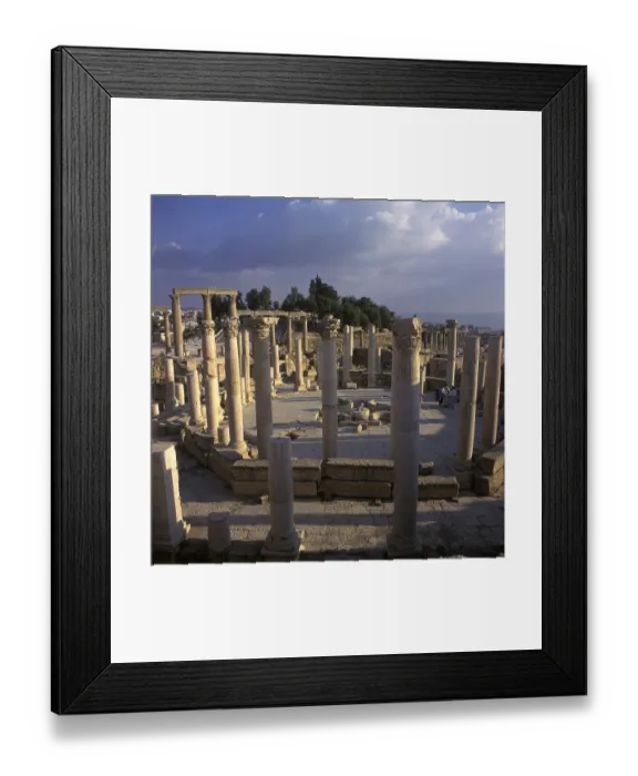 Framed Print : Marcellum, Jerash (Gerasa), Jordan