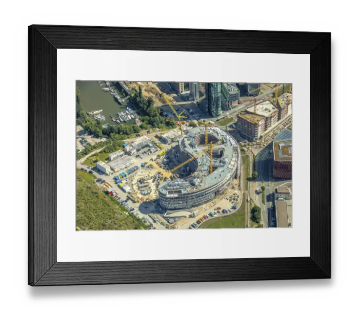 Framed Print : TRIVAGO head office under construction Framed Print : TRIVAGO head office under construction