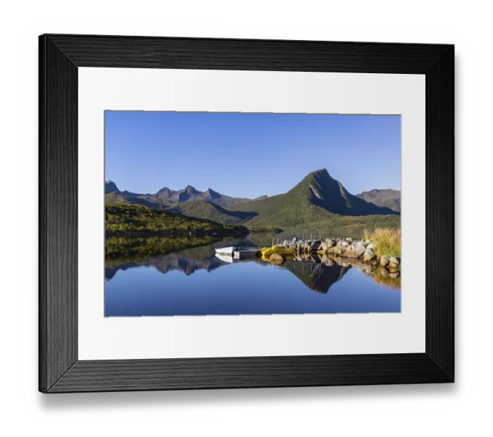 Framed Print : Sandsletta campsite in the morning