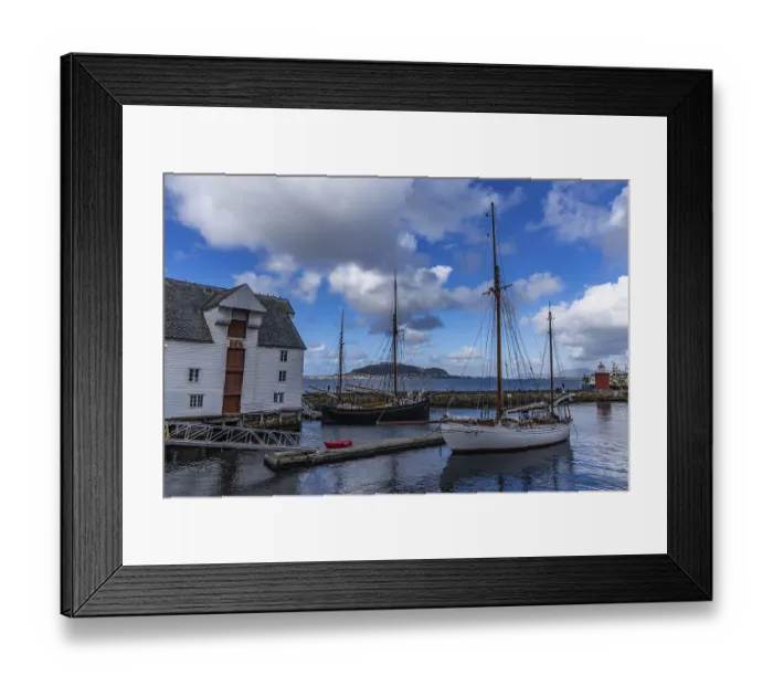 Framed Print : Walking tour of Alesund, More og Romsdalen, Norway Framed Print : Walking tour of Alesund, More og Romsdalen, Norway