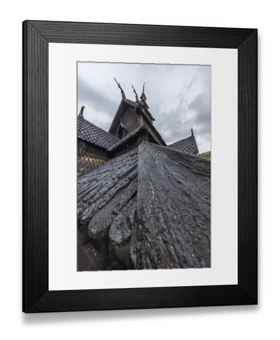 Framed Print : Borgund Stave Church, Vestland, Norway Framed Print : Borgund Stave Church, Vestland, Norway