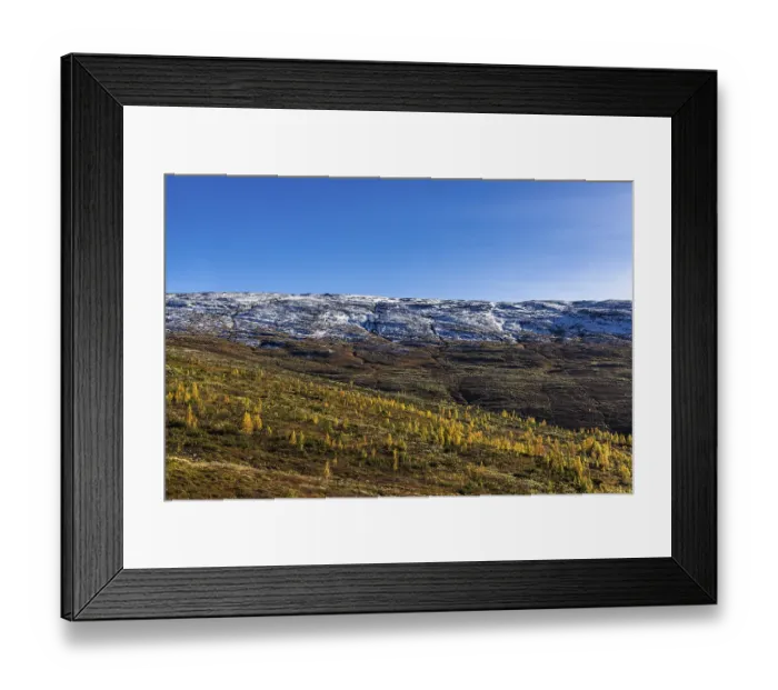 Framed Print : Drive across the autumnal Auerlandsfjell Framed Print : Drive across the autumnal Auerlandsfjell