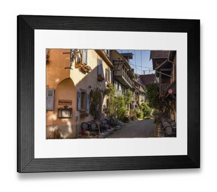 Framed Print : Walking tour of Equisheim, Alsace, France Framed Print : Walking tour of Equisheim, Alsace, France