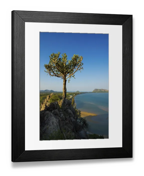 Framed Print : Panoramic view from Wat Khao Chong Krachok Framed Print : Panoramic view from Wat Khao Chong Krachok