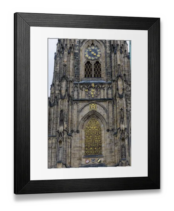 Framed Print : Gothic facade of St. Vitus Cathedral Framed Print : Gothic facade of St. Vitus Cathedral