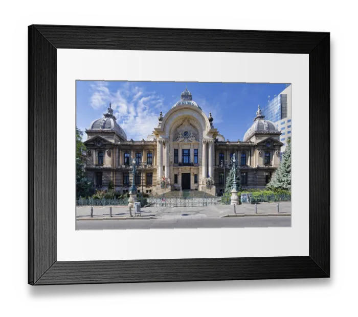 Framed Print : CEC Palace in French architecture