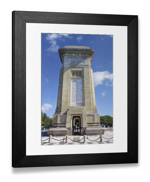 Framed Print : Side view of the Triumphal arch Framed Print : Side view of the Triumphal arch