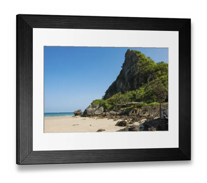 Framed Print : Lonely beach and mountains, Thung Yang Beach Framed Print : Lonely beach and mountains, Thung Yang Beach