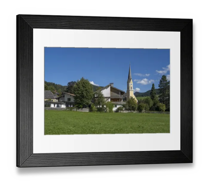 Framed Print : View of town with St. Sixtus church Framed Print : View of town with St. Sixtus church