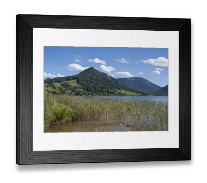 Framed Print : Landscape at Schliersee, Mangfall Mountains Framed Print : Landscape at Schliersee, Mangfall Mountains