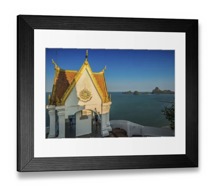 Framed Print : Wat Khao Chong Krachok, Prachuap Khiri Khan