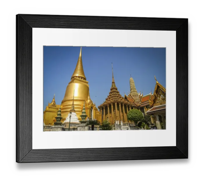 Framed Print : Golden Temple Wat Pha Khaw in Bangkok, Thailand Framed Print : Golden Temple Wat Pha Khaw in Bangkok, Thailand