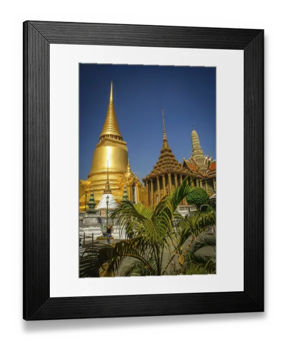 Framed Print : Golden Temple Wat Pha Khaw in Bangkok, Thailand Framed Print : Golden Temple Wat Pha Khaw in Bangkok, Thailand