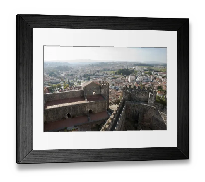 Framed Print : View to Leiria from the castle, Portugal Framed Print : View to Leiria from the castle, Portugal