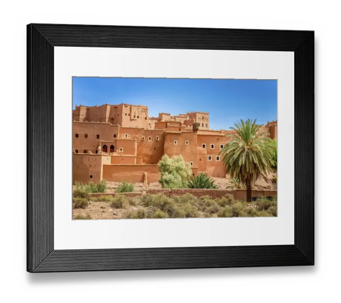 Framed Print : Magnificent kasbah - old traditional arab fortress In the city of Ouarzazate Magnificent kasbah