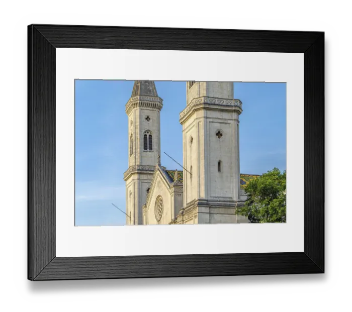 Framed Print : Facade of Ludwigskirche (Catholic Parish and University Church of St)