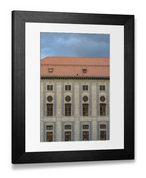 Framed Print : Architectural detail of the Residenz in central Munich