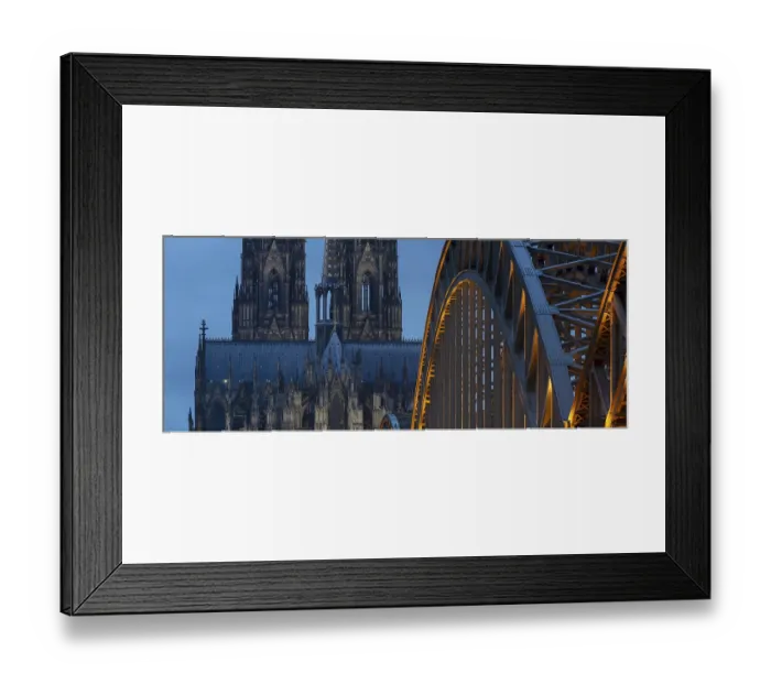 Framed Print : Abendstimmung am Kolner Dom Framed Print : Abendstimmung am Kolner Dom