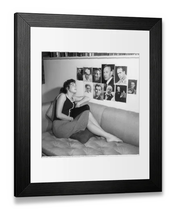Framed Print : In 1953, the Swedish actress Birgitta Andersson