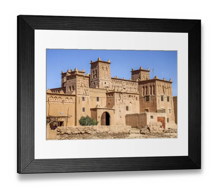 Framed Print : One of many beautiful kasbah in Dades Valley