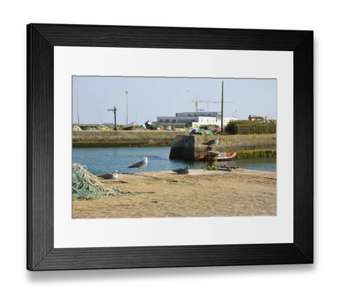 Framed Print : Dock, Viana do Castelo, Portugal