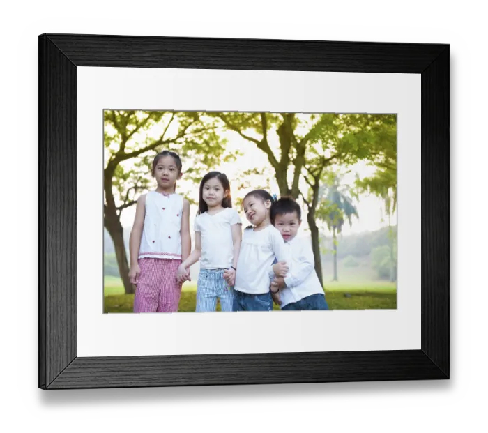 Framed Print : Asian children having fun at outdoor