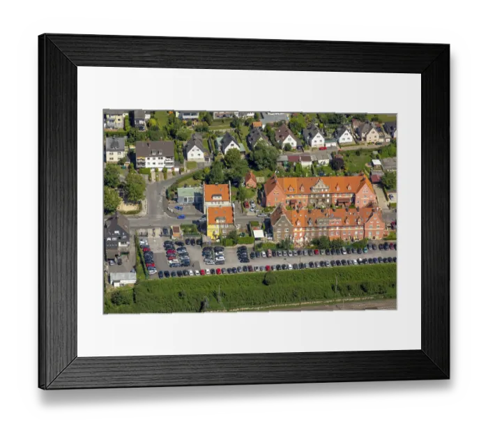 Framed Print : Hagen-Hohenlimburg Hoschsiedlung Framed Print : Hagen-Hohenlimburg Hoschsiedlung