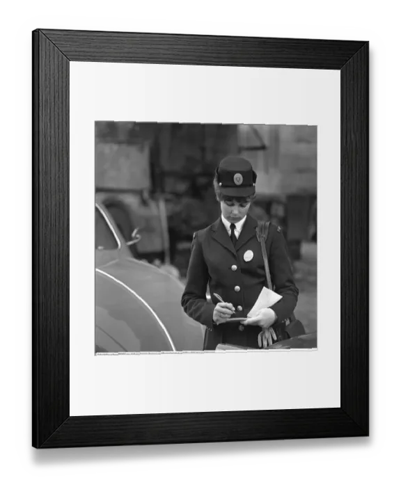 Framed Print : It costs money to park incorrectly