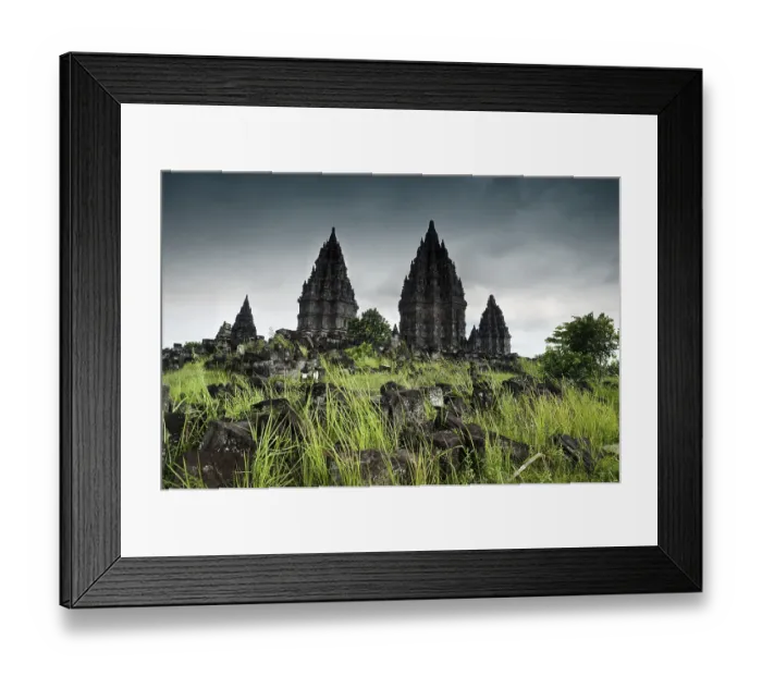 Framed Print : Prambanan ruins - East Java Indonesia Framed Print : Prambanan ruins - East Java Indonesia