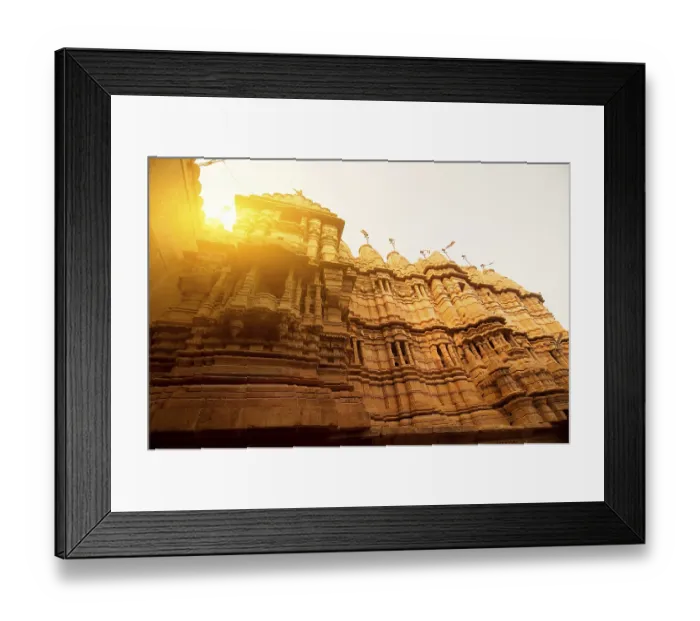Framed Print : Ancient sandstone made Hindu Temple inside Golden fort of Jaisalmer Framed Print : Ancient sandstone made Hindu Temple inside Golden fort of Jaisalmer