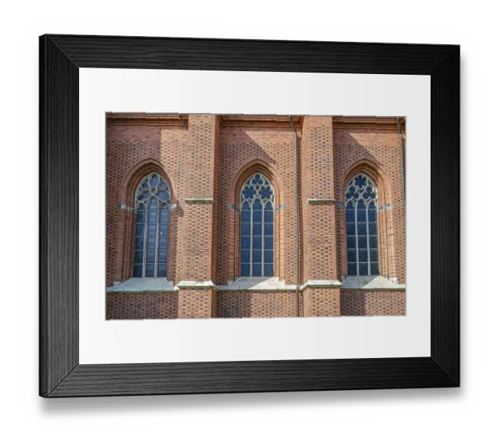 Framed Print : Architectural detail of Uppsala Cathedral