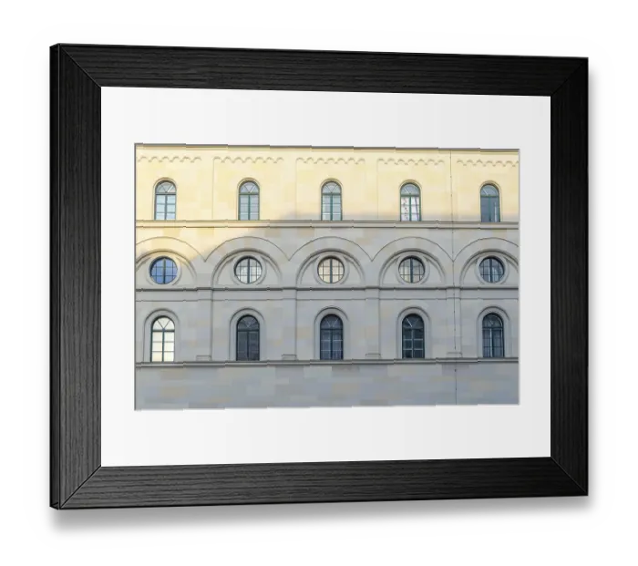 Framed Print : Urban scene, architecture in the old town of Munich