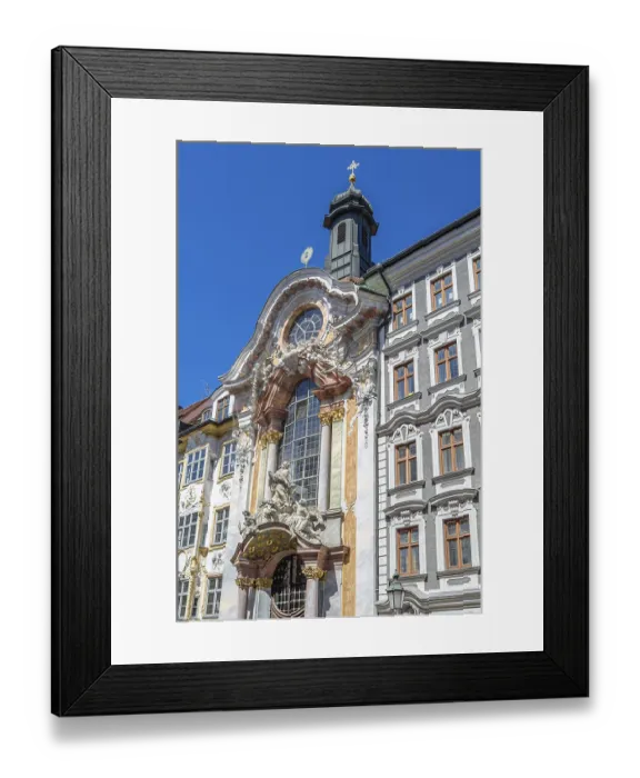 Framed Print : Baroque St. Johann Nepomuk Church