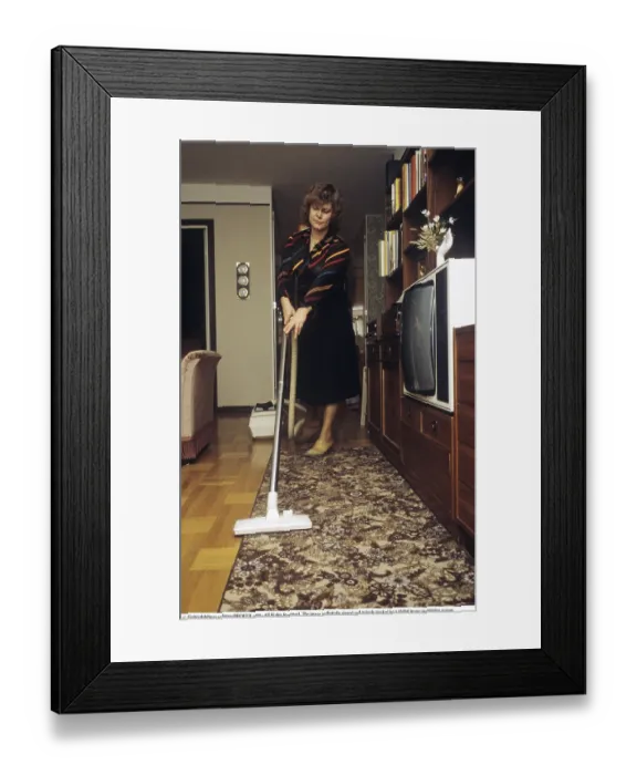 Framed Print : This is how a typical family home looked in the 1970s Framed Print : This is how a typical family home looked in the 1970s
