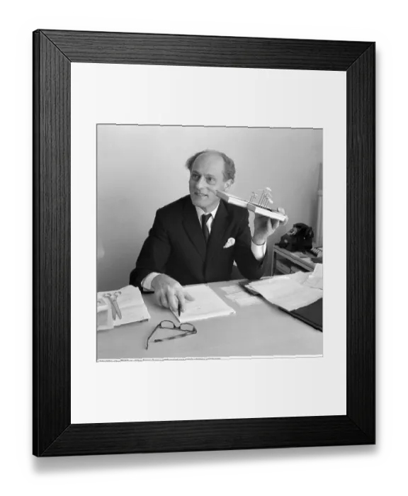 Framed Print : Sigurd Persson (1914-2003) Swedish professor Framed Print : Sigurd Persson (1914-2003) Swedish professor