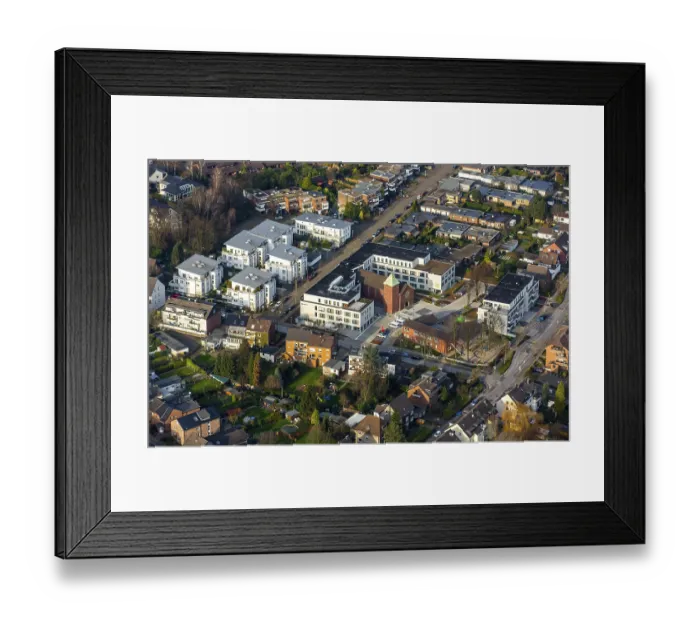 Framed Print : St. Suitbert church in Bottrop Vonderort Framed Print : St. Suitbert church in Bottrop Vonderort