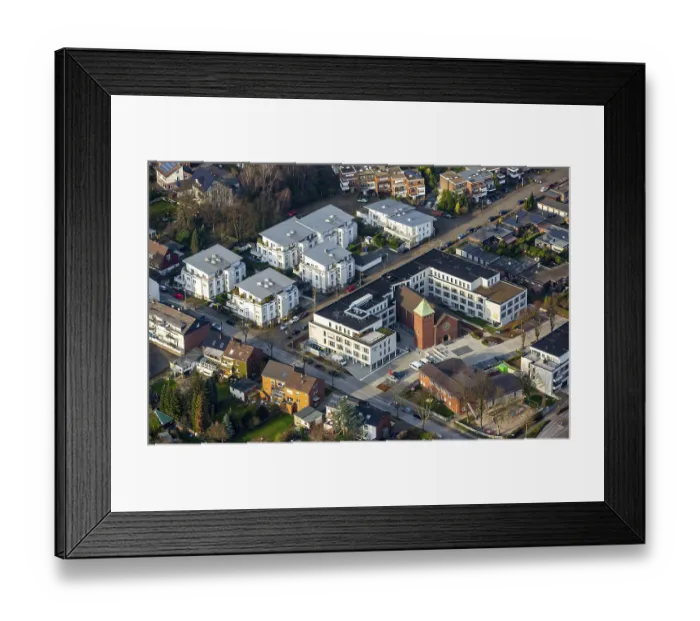 Framed Print : St. Suitbert church in Bottrop Vonderort Framed Print : St. Suitbert church in Bottrop Vonderort