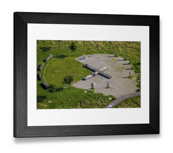Framed Print : Tippelsberg with summit cross, Bochum