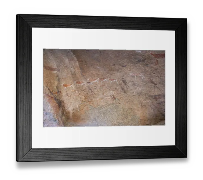 Framed Print : White Lady Rock Painting, White Lady Painting Framed Print : White Lady Rock Painting, White Lady Painting