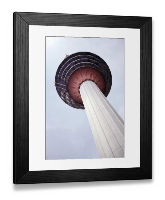 Framed Print : KUALA LUMPUR, MALAYSIA - 01 APRIL: Television tower in Kuala Lumpur 1 april 2010