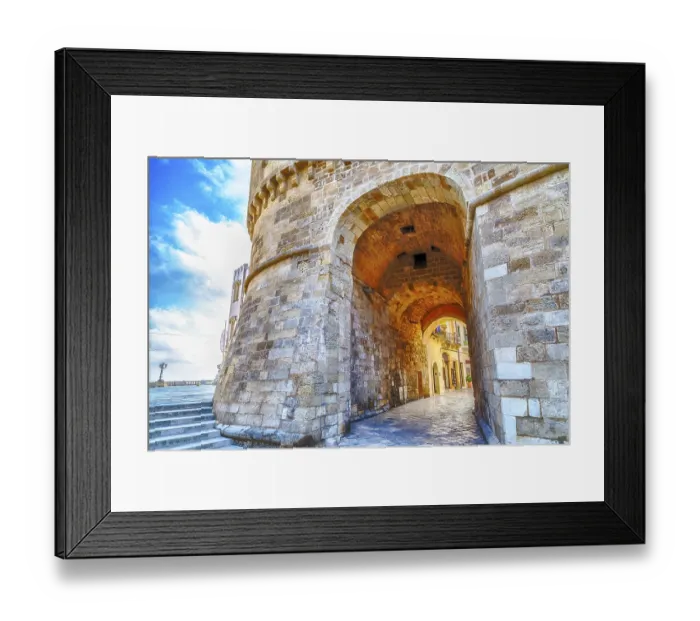 Framed Print : The historic center of Otranto Framed Print : The historic center of Otranto