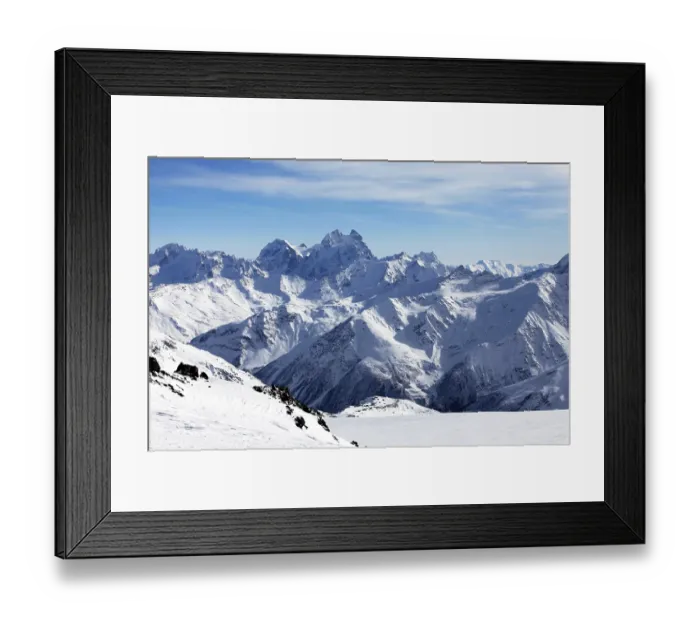 Framed Print : Elbrus. The Highest Mountain in Europe