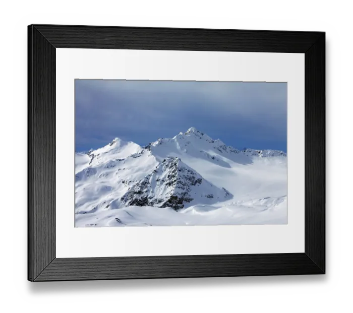 Framed Print : Gorge in mountains. Russia, Caucasus, Cheget Mount