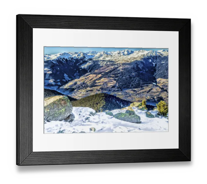 Framed Print : White snowy Dolomites mountains with rocks Framed Print : White snowy Dolomites mountains with rocks