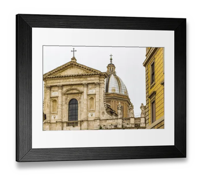 Framed Print : Rome the eternal city, architectural