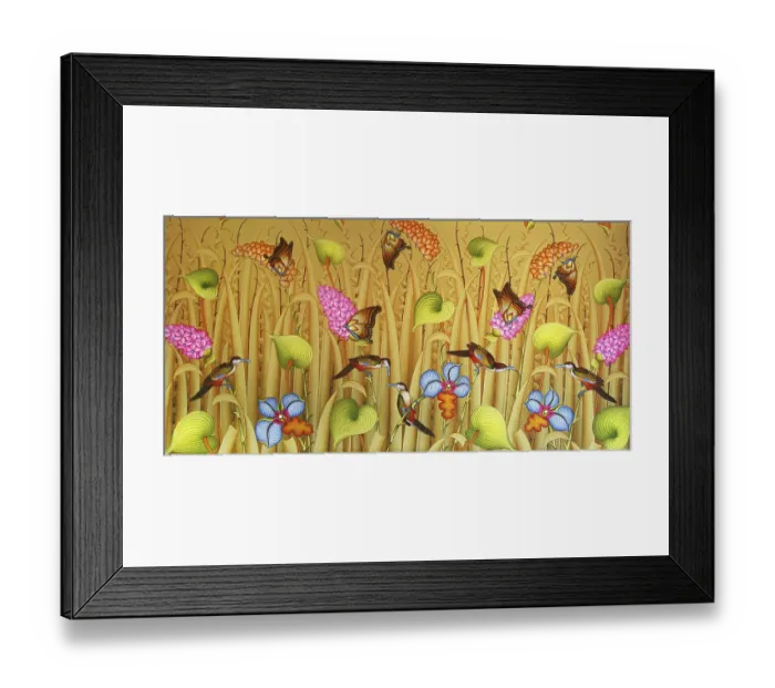 Framed Print : Picture with the image of butterflies Framed Print : Picture with the image of butterflies